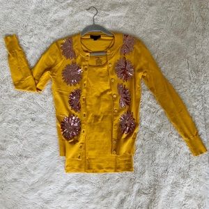 J. Crew Sequin Jackie Cardigan & Tank